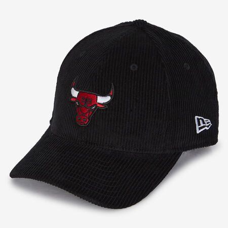 NEW ERA 9FORTY MC CHICAGO BULLS CORD NOIR/ROUGE HEREN