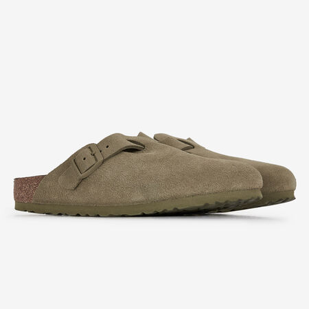 BIRKENSTOCK boston BOSTON SUEDE FADED KHAKI KHAKI DAMES