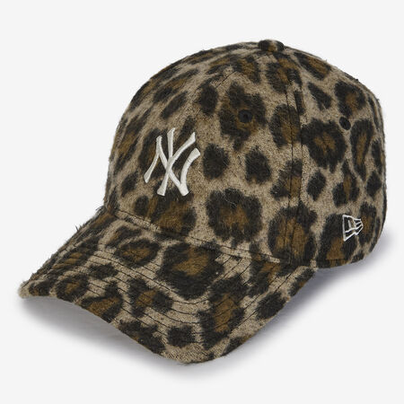 NEW ERA 9FORTY WOMEN NY LEO AOP MARRON/BEIGE DAMES