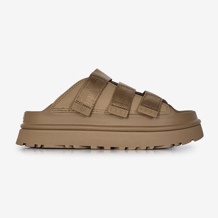 UGG GOLDENGLOW SLIDE MARRON DAMES