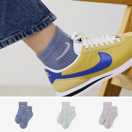 NIKE CHAUSSETTES X3 EVERYDAY MID GRIS MIXTE