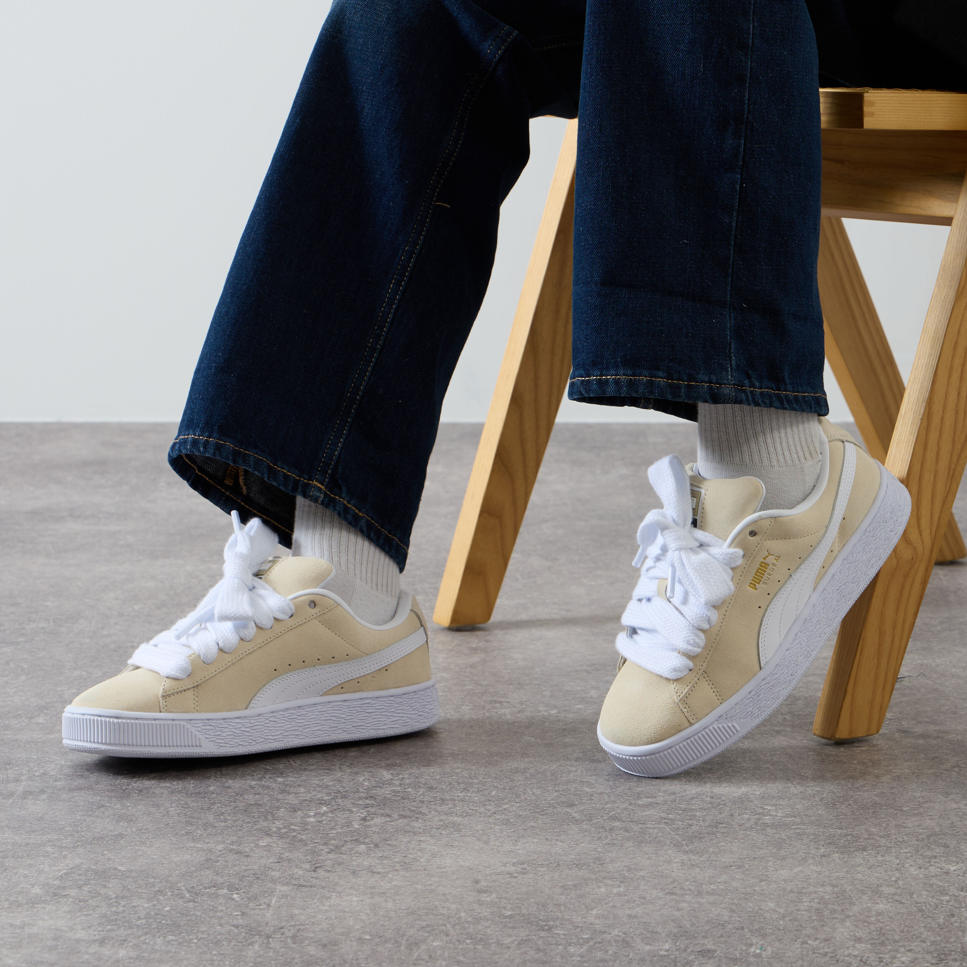 Puma suede femme grise et blanche best sale