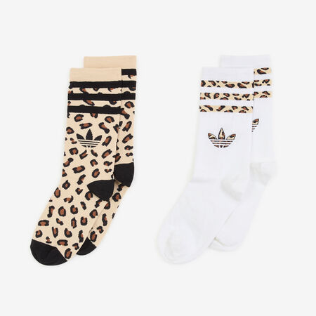 ADIDAS ORIGINALS CHAUSSETTES X2 CREW LEO MARRON/NOIR HOMME