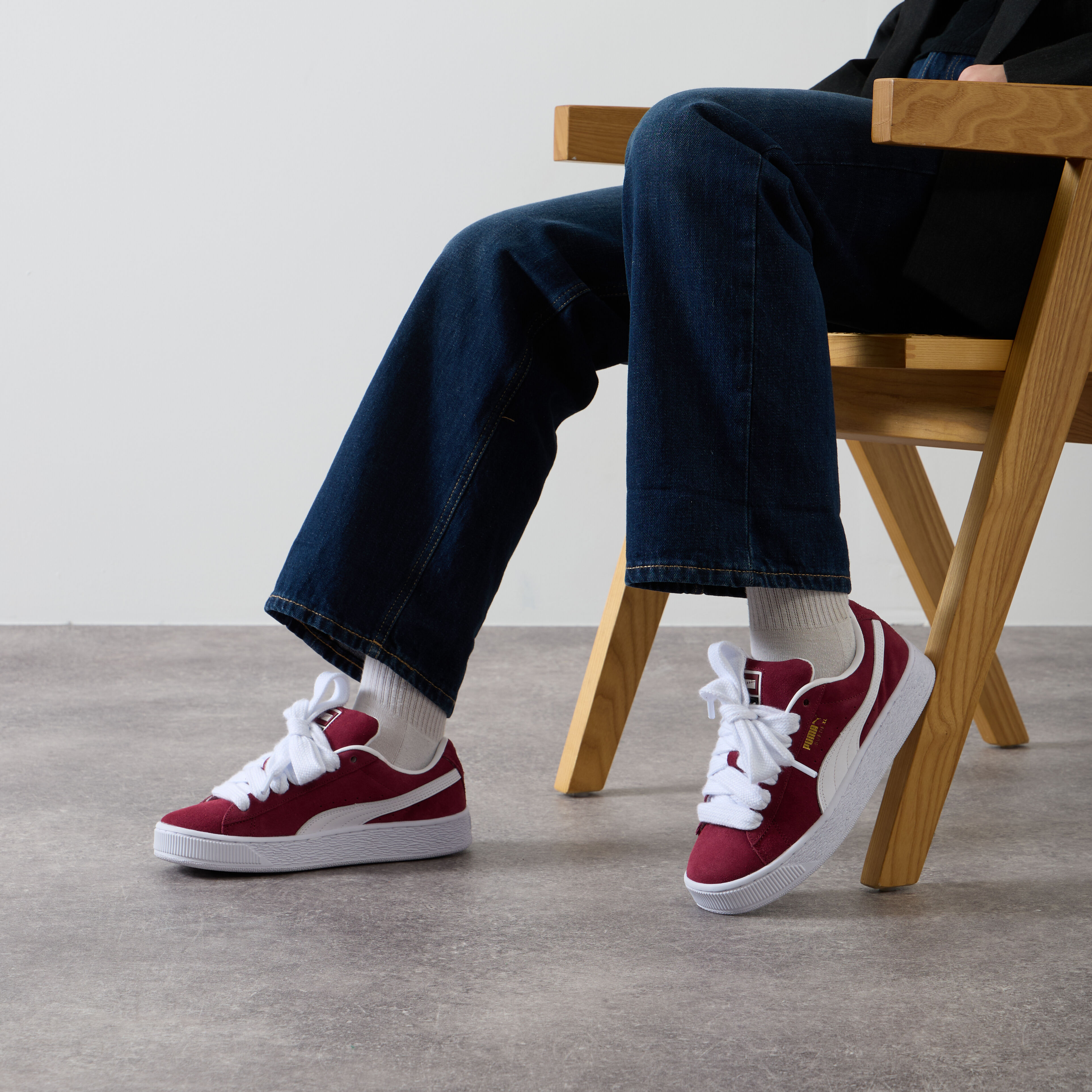 Puma suede rouge solde outlet