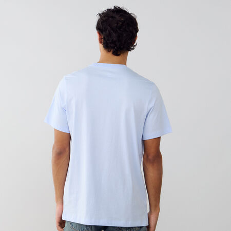 NIKE TEE SHIRT CLUB BLEU/BLANC HEREN