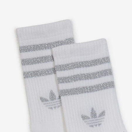 ADIDAS ORIGINALS CHAUSSETTES X2 CREW GLITTER GRIS/BLANC MIXTE
