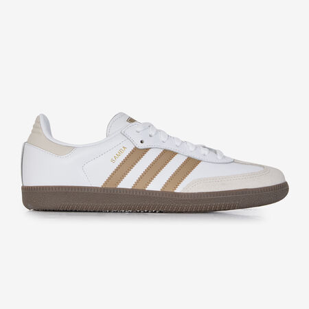 ADIDAS ORIGINALS samba SAMBA OG BLANC/MARRON DAMES