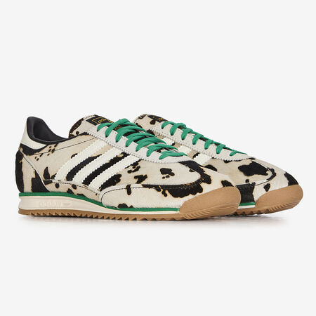 ADIDAS ORIGINALS sl 72 SL 72 COW PONY HAIR BLANC/MARRON DAMES