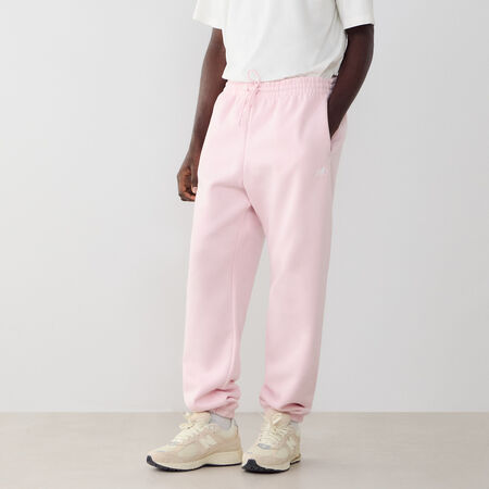 NEW BALANCE PANT JOGGER SMALL LOGO ROSE/BLANC HOMME