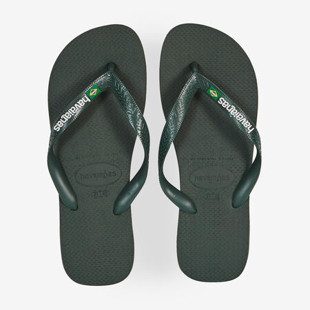 HAVAIANAS brasil BRASIL LOGO VERT FONCE HOMME