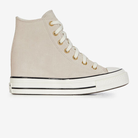 CONVERSE chuck taylor all star CHUCK TAYLOR ALL STAR WEDGE SUEDE BEIGE FEMME