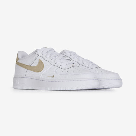 NIKE air force 1 AIR FORCE 1 LOW MINI SWOOSH BLANC/BEIGE JUNIOR