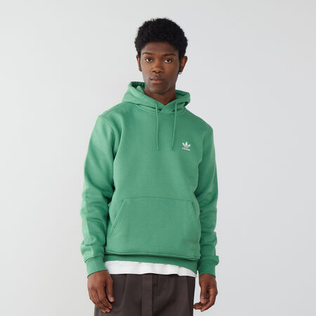 ADIDAS ORIGINALS HOODIE ESSENTIAL TREFOIL VERT/BLANC HOMME