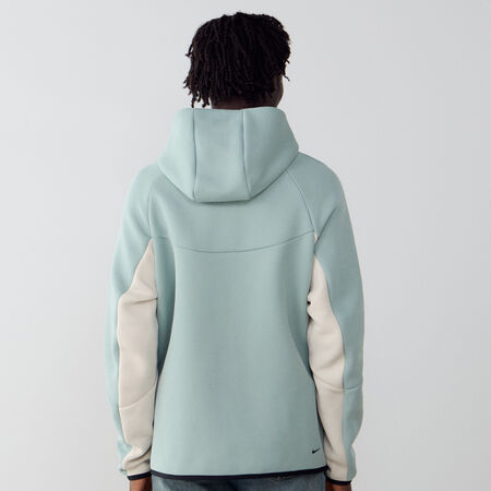 NIKE JACKET TECH FLEECE FZ BLEU/BEIGE HEREN