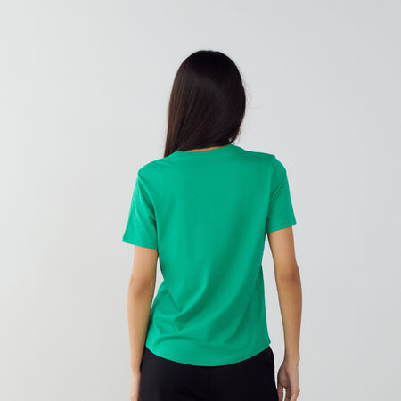 NIKE TEE SHIRT CLUB VERT/BLANC FEMME