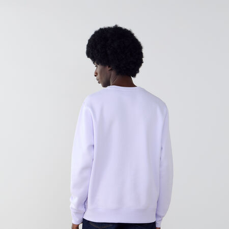 NIKE SWEAT CREW CLUB LILAS/BLANC HOMME