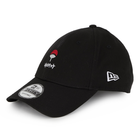 NEW ERA 9FORTY X NARUTO UCHIHA ZWART/ROOD HEREN