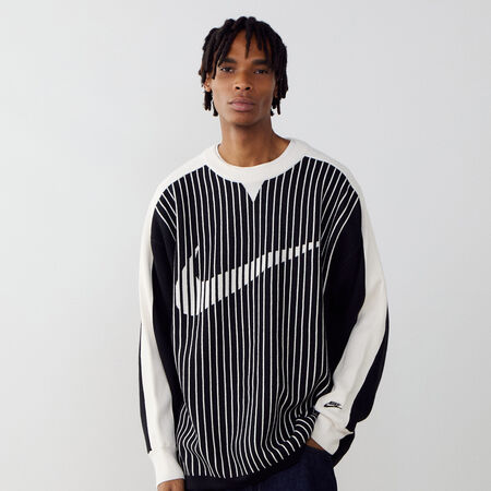 NIKE SWEAT CLUB JERSEY NOIR/ECRU HOMME