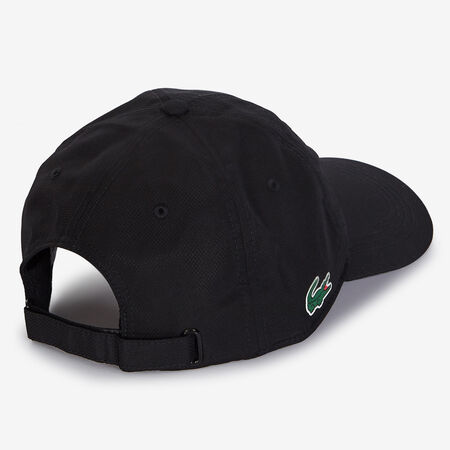 LACOSTE CASQUETTE SIDE LOGO CROCO NOIR HOMME