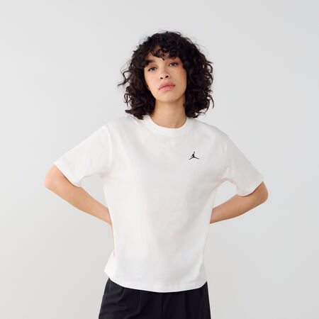 JORDAN TEE SHIRT CORE ESSENTIAL BLANC/NOIR FEMME