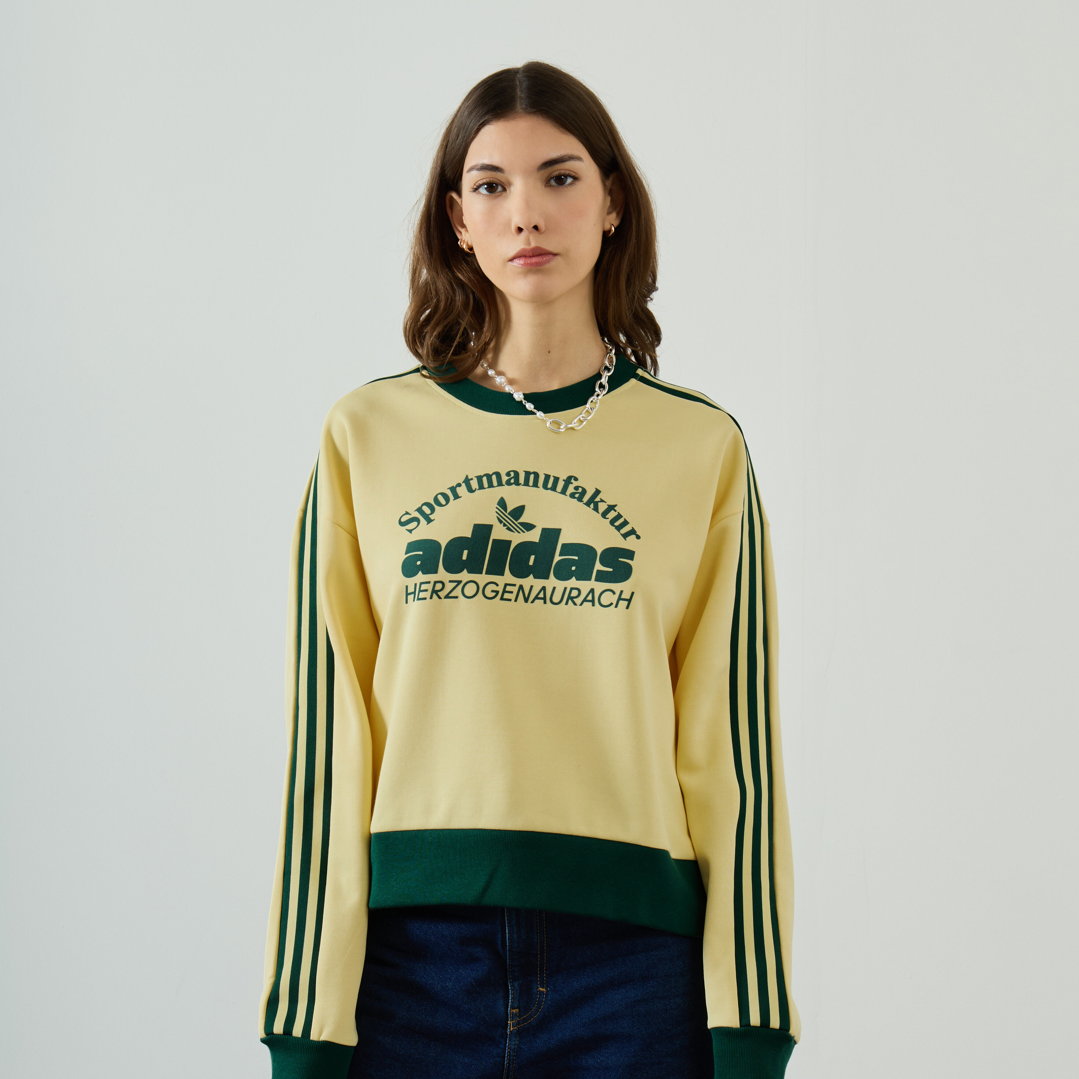 Adidas hoodie cheap dames geel