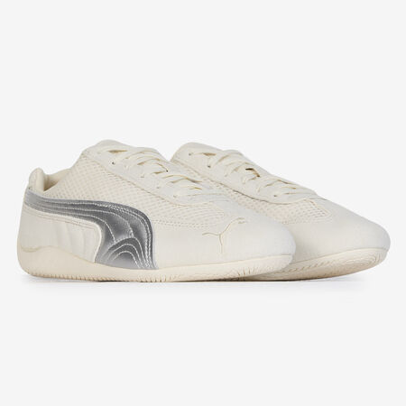 PUMA SPEEDCAT PREMIUM METALLIC BLANC DAMES