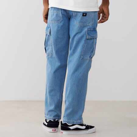 VANS PANT CARGO LOOSE DENIM BLAUW HEREN