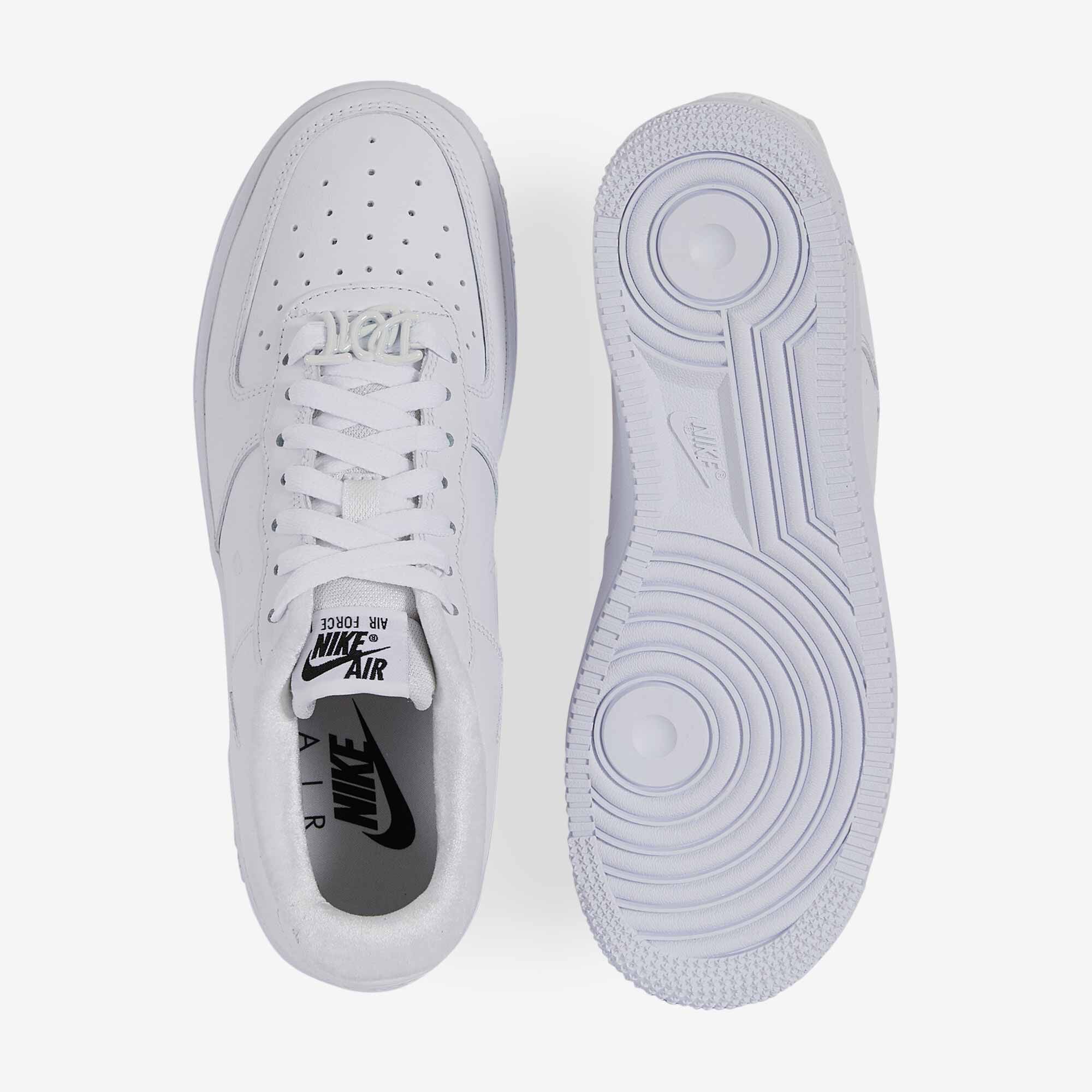 NIKE AIR FORCE 1 LOW JUST DO IT BLANC SNEAKERS FEMME Courir.be