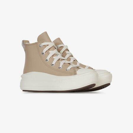 CONVERSE chuck taylor all star CHUCK TAYLOR ALL STAR HI MOVE BEIGE/BLANC CADET