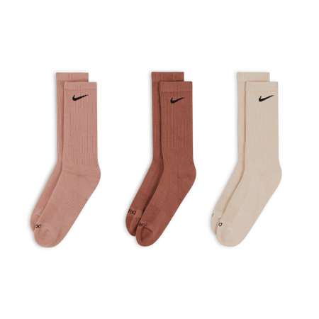 NIKE CHAUSSETTES X3 CREW SOLID COLOR ASSORTI MARRON MIXTE
