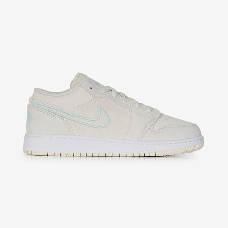 JORDAN AIR JORDAN 1 LOW BEIGE/BLEU JUNIOR