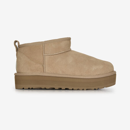 UGG classic mini CLASSIC ULTRA MINI PLATFORM BEIGE JUNIOR