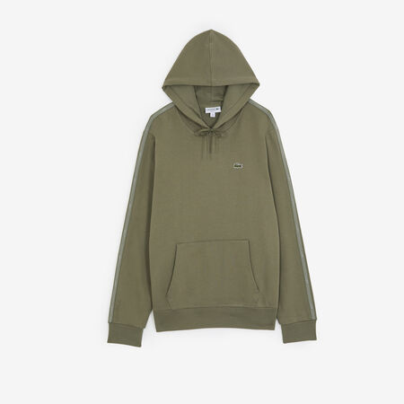 LACOSTE HOODIE CORE TAPE VERT HOMME