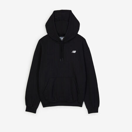 NEW BALANCE HOODIE ATHLETICS CLUB NOIR/BLANC FEMME