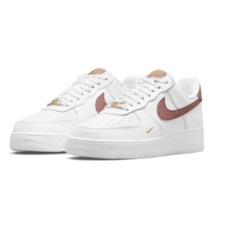 NIKE air force 1 AIR FORCE 1 LOW MINI SWOOSH BLANC/ROSE FEMME