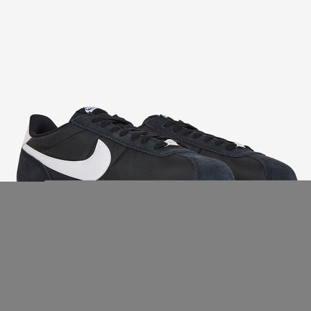 NIKE cortez CORTEZ NYLON NOIR/BLANC HOMME