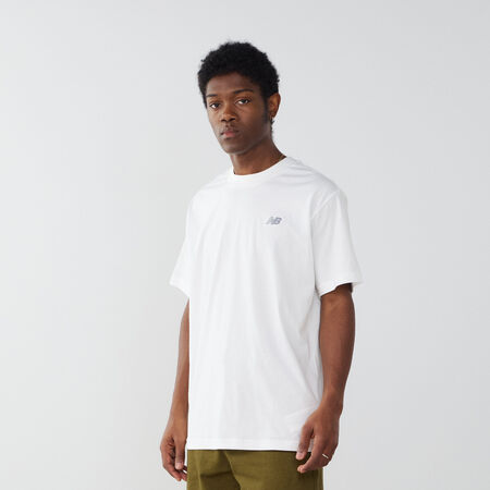 TEE SHIRT SMALL LOGO ESSENTIALS : BLANC/NOIR