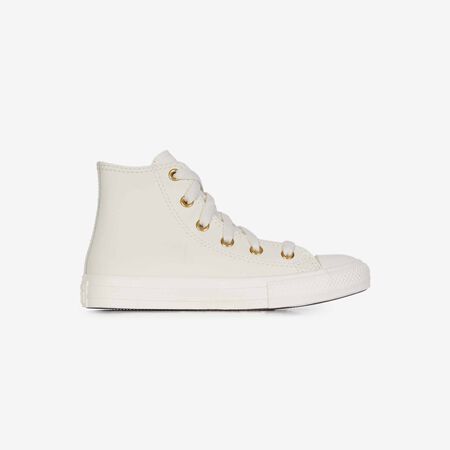 CONVERSE chuck taylor all star CHUCK TAYLOR ALL STAR HI LEATHER BEIGE/OR CADET