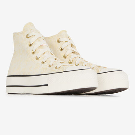 CONVERSE CHUCK TAYLOR HI LIFT BEIGE DAMES