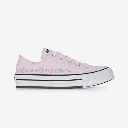 CONVERSE CHUCK TAYLOR ALL STAR EVA LIFT OX FLORAL ROSE JUNIOR