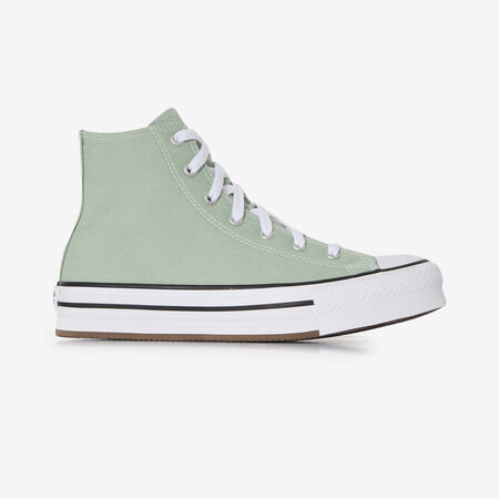 CONVERSE chuck taylor all star CHUCK TAYLOR EVA LIFT HI VERT/BLANC JUNIOR