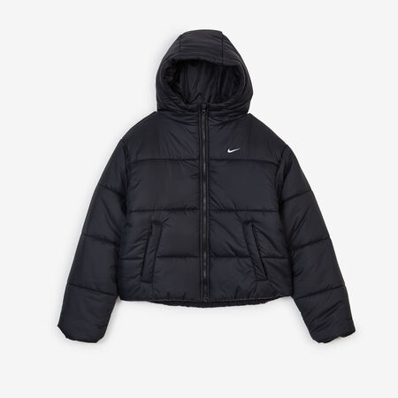 NIKE DOUDOUNE PUFFER ZWART/WIT DAMES