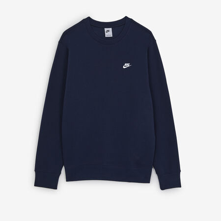 SWEAT CREW CLUB : MARINE/BLANC