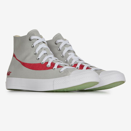 CONVERSE chuck taylor all star CTAS HI COCA COLA GRIS/ROUGE HOMME