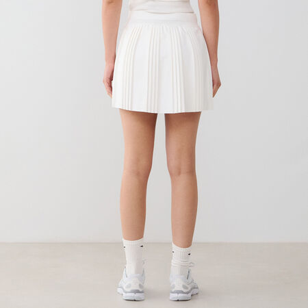 NIKE SKIRT PLEATED ADVANTAGE BLANC DAMES