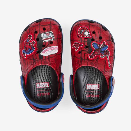 CROCS CLASSIC CLOG SPIDERMAN ROUGE/BLEU BÉBÉ
