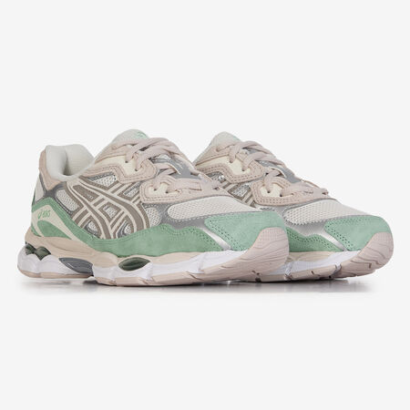 ASICS GEL-NYC BEIGE/VERT FEMME