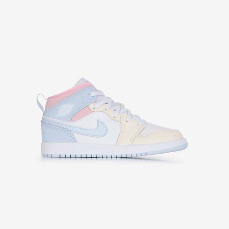 JORDAN air jordan 1 AIR JORDAN 1 MID LOVE IS IN THE AIR BLANC/BLEU KIND