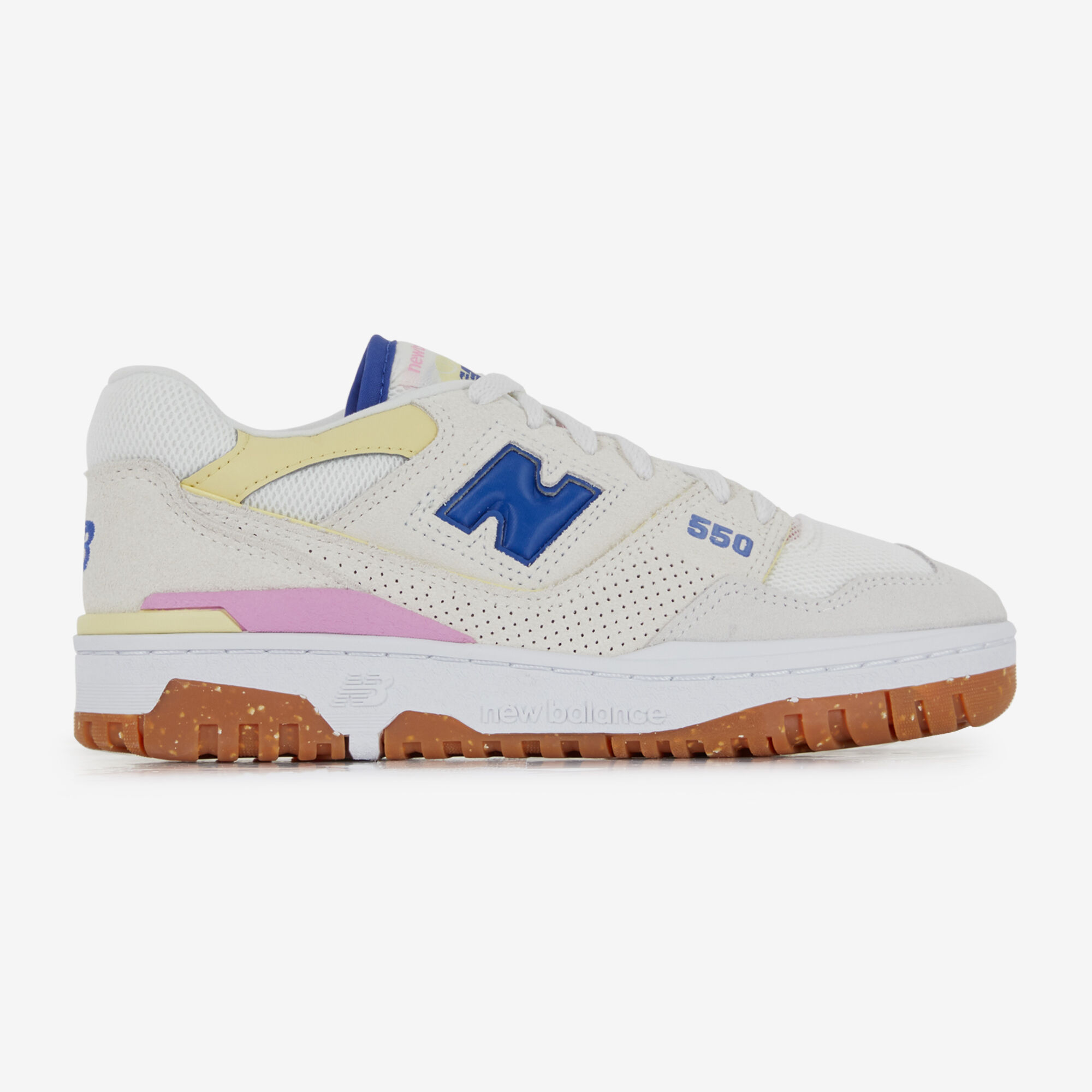NEW BALANCE 550 BEIGE JAUNE ROSE SNEAKERS FEMME Courir.be