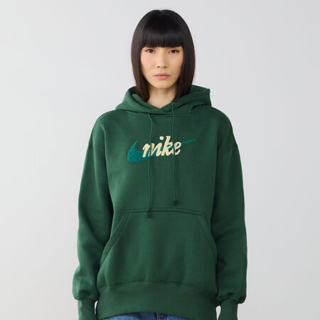 NIKE HOODIE PHOENIX OS HDY VERT/BEIGE DAMES
